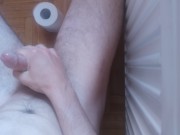 Just a Shy Twink Wanking on a toilet papier