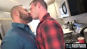 BAREBACKTHATHOLE Beefy Bearded Damien Kilauea Raw Fucks Brian Bonds