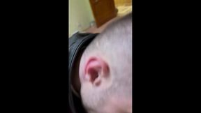 Men in Suit Suck Big Dick by Leather Biker in Motogear