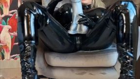 RubberDom Strap-on GIGA Dick Slavena