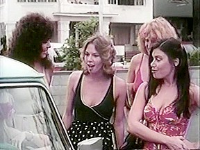 Amber Lynn, Tiffany Clark, Ashley Welles in vintage sex movie