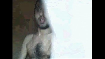 Hot &amp_ Crazy Turkish man goes wild on cam :)