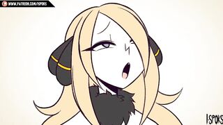 Cynthia and her Hidden Training - Animation