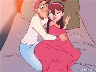Anal dance on a cold stormy night! The Nasty Home Animation