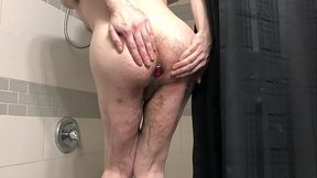 Skinny Femboy Oso Showering for Your Pleasure'Obedient and Horny