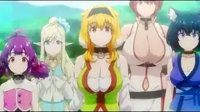 Harem in the Labyrinth of Another World (uncensored) S1E2 - Ecchi Anime - Dungeon crawling