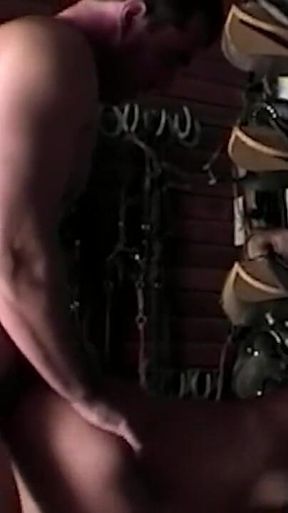 Blonde MILF Learns to Ride Thick Cock Wildly in Stable