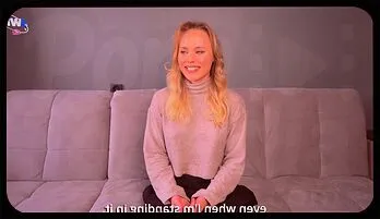 Huge Booty Blonde's Messy Casting Adventure Ends with a Creamy Surprise - XXX!