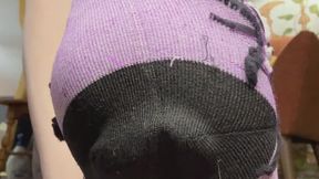 Halloween undies and sock removal