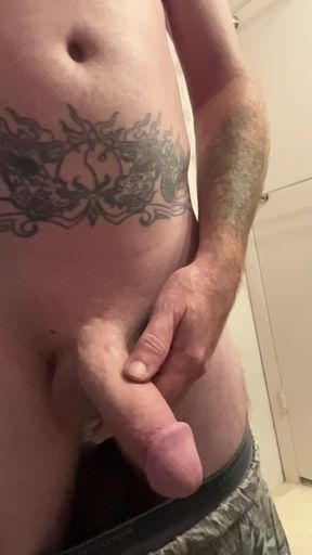 Hard cock piss