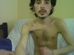 Hairy Skinny Guy Jerks