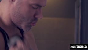 Horny Manuel Skye fucks twink Zac Hunter in a public toilet hookup