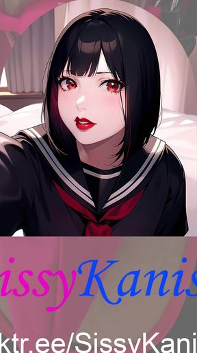 Sissy Kanisa Try on New Toy Nose Hook with Ball Gag