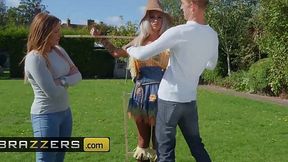 Farm Fantasies: Brooklyn Blue's Big Ass and Tits Get Plowed by Danny D in Scarecrow Sex Fest - Brazzers