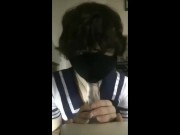 Cute femboy keeps failing Algebra because of Cock (Again)