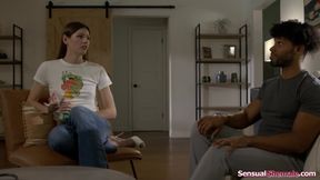 Tgirl Amanda Riley loses her virginity