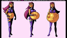 Pregnant Anime Babe Enjoys Belly Expansion & Inflation Delights