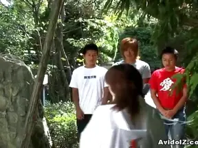 Nasty Asian Slut Gets Wild Gangbang Workout Cum Lover Delightful Ride