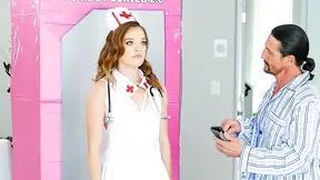Sexy nurse bot arrives to cure my fever and ends up draining my balls instead