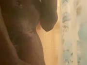 Nutted twice while showering … was mad horny