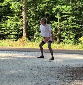 Sculling on the departmental road