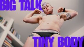 Giant FtM Jaq Quicksilver Punishes You for Lying About Your Size - POV Tiny Made to Worship Feet, Ass, and T-cock as Humiliation - jock, body worship, trans, gay - 1080p WMV