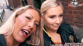 Real German lesbian date - they meet for sex