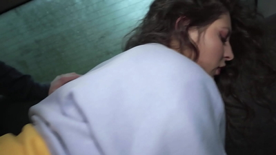 Fake Taxi Mature woman gets her wet bald pussy slammed in the back of a cab