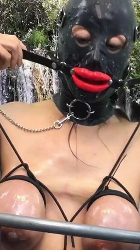 Huge Hucow Udders Tied and Whipped Cam B