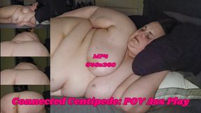 Connected Centipede: POV Ass Play (a Custom Request) with SSBBW Ratchet Rachel MP4 640x360