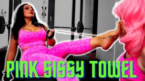 Sweat Worship in Matching Pink Sissy Outfit, Humiliation at the Gym with Matriarch Ezada Sinn and Poodle