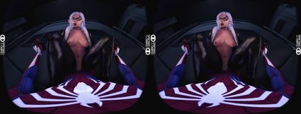 Blackcat Holding Spideys Hands & Riding on Top