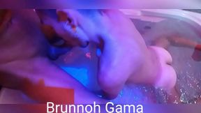 Hot 22CM Dick Sucked Sensually in Bathtub Oral Session