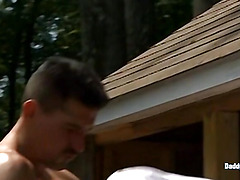 DaddySexFiles: DILFs David Anthony And Troy Daniels Hardcore Outdoor Ass Pounding