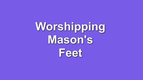 Worshipping Mason's Feet Featuring @MasonCrossX