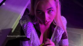 Very Sexy Student Sucked and Got in Her Mouth