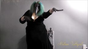 Sexy plague doctor striptease