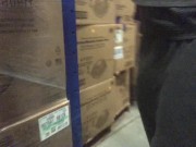 Freeballing at work:-) with a bit of public Bathroom play