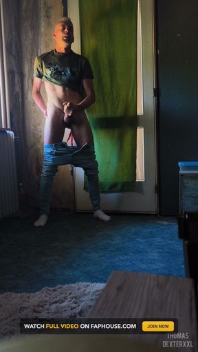 Wank Solo Thomas. Big Dick Jerked off