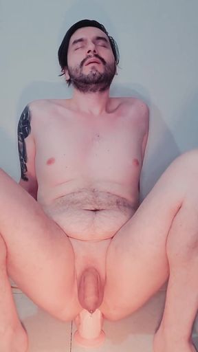 Cam Dildo Show and Gaping Hole