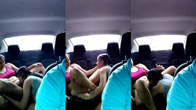 Taxi ride pussy rides babysitter teens cum wet while fingering