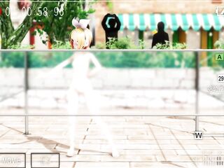 Cute Blond Cutie Exposed In Public - MMD by kiidosan