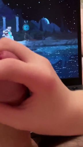 Stepsister Makes Me Play Her Favorite Game - Long Handjob.   Clip 1