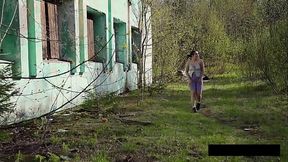 Violet In Lilac Pissing