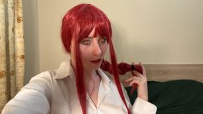 Anime Power UwU Bed Ride - Dripping Dildo Playtime