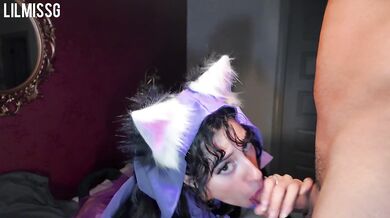 Aeons Echo Rin Cosplay Tight Pussy Destroyed By Brown Cock Facial