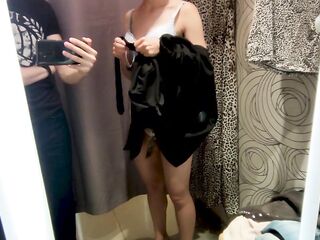 Choosing new sexy outfits in the fitting room for my future episodes (part 2)