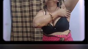 Pranavi taking cumshot Telugu dirty audio