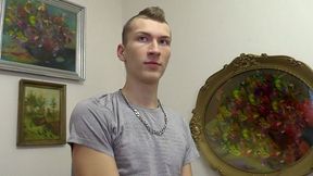 Hardcore scene with a skinny Czech boy, all in POV