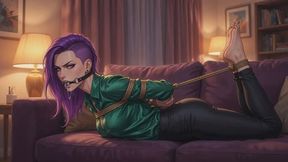 Bondage Stories #80: Confessions of Violet Restraint in the Apartment Shadows